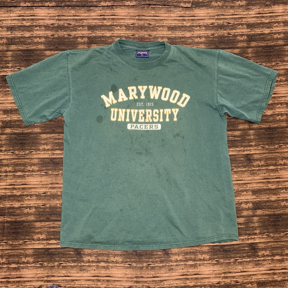Vintage 90s JanSport Marywood College Scranton PA Logo Graphic T-Shirt XL